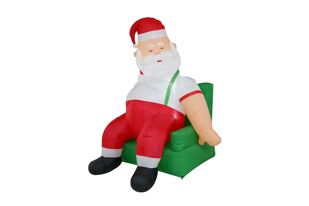 Giant Inflatable Santa – Sitting Display - Image 3
