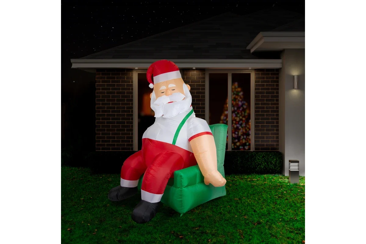 Giant Inflatable Santa – Sitting Display - Image 2